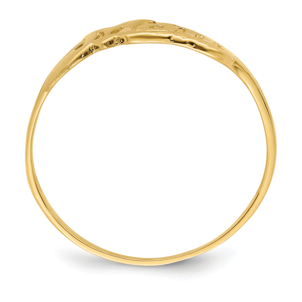 14k Polished Mothers Ring Mounting (No Stone Included)