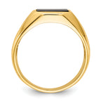 14k Men's Onyx Ring