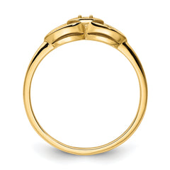 14k .01ct. Diamond Ring Mounting (No Stone Included)