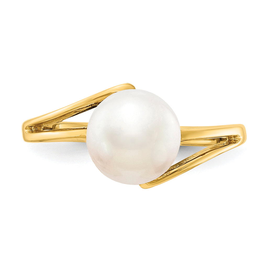 14k 7.5mm Pearl Ring Mounting (No Stone Included)