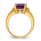 14k 11x9mm Oval Gemstone Ring Mounting (No Stone Included)