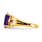 14k 11x9mm Oval Gemstone Ring Mounting (No Stone Included)