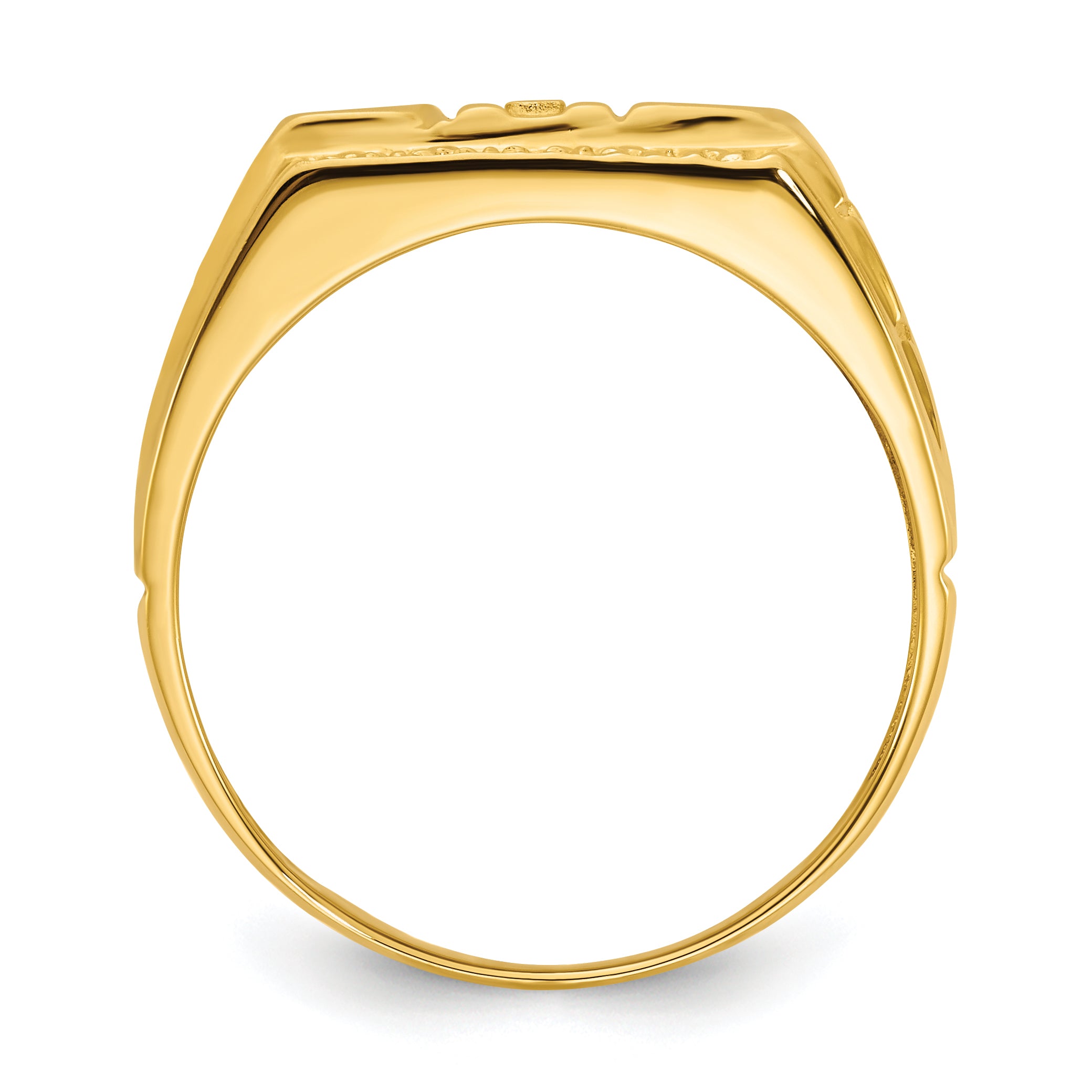 14k Dads Ring Mounting (No Stone Included) Secondary image
