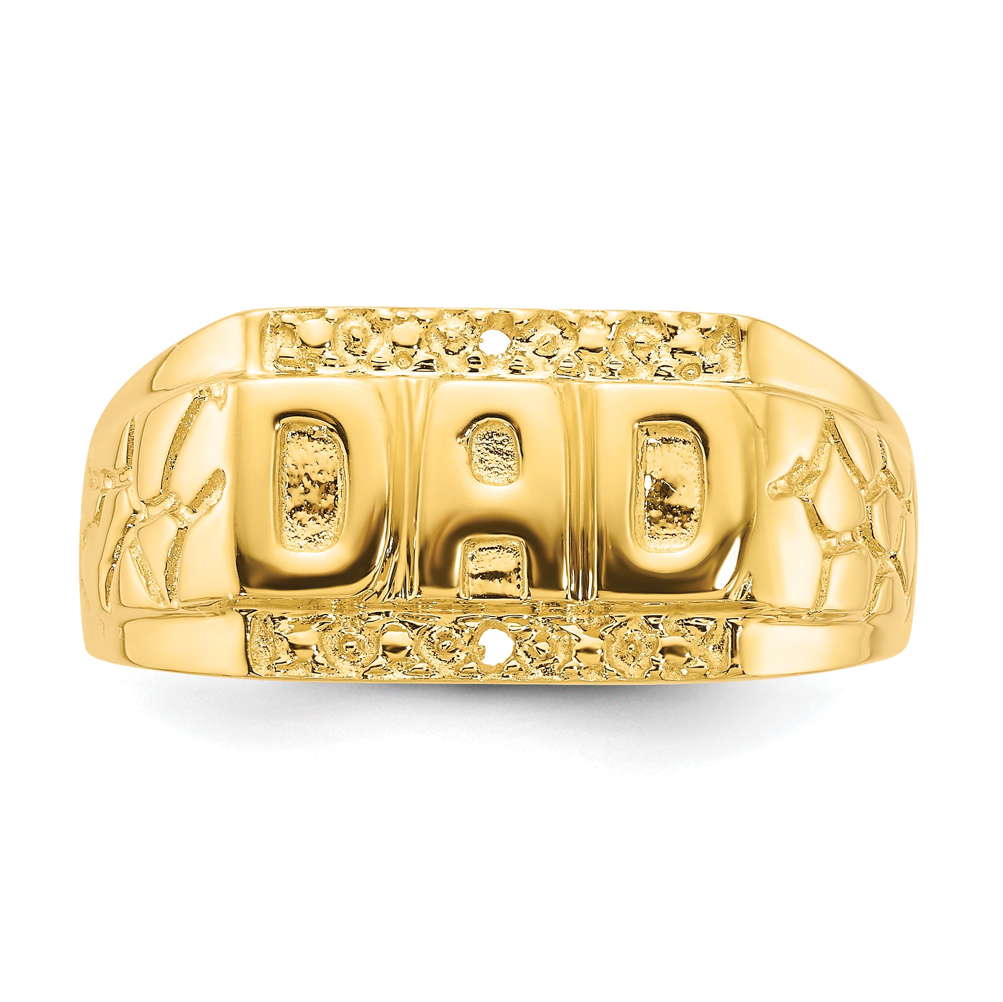 14k Dads Ring Mounting (No Stone Included)