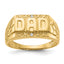 14k AAA Diamond men's ring