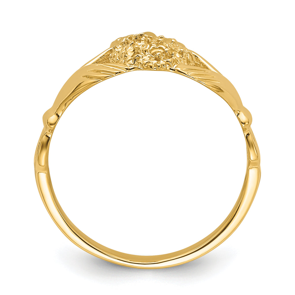 14ky Claddagh Ring Mounting (No Stone Included)