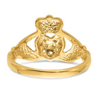 14ky Claddagh Ring Mounting (No Stone Included)