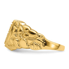 14k Men's Band Mounting (No Stone Included)