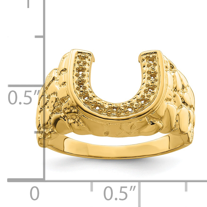 14k Men's Band Mounting (No Stone Included)