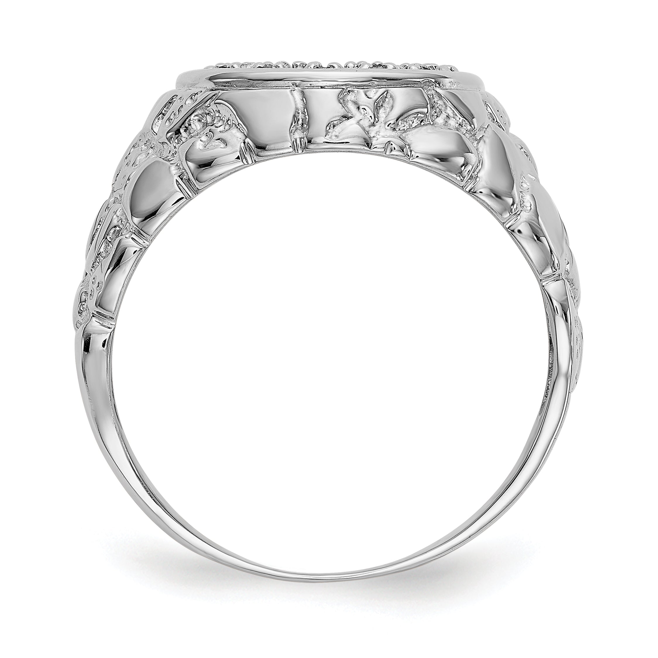 14k White Gold A Diamond Ring Secondary image