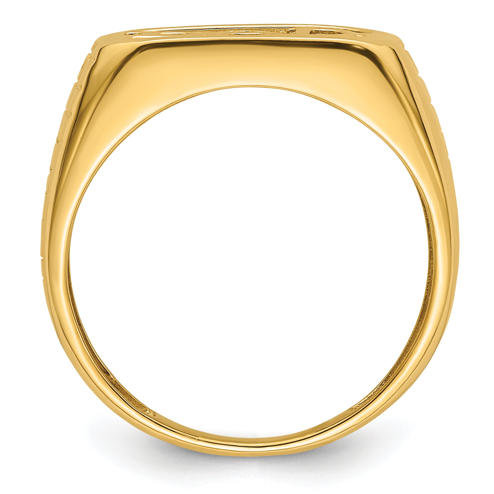 14k Men's Band Mounting (No Stone Included)