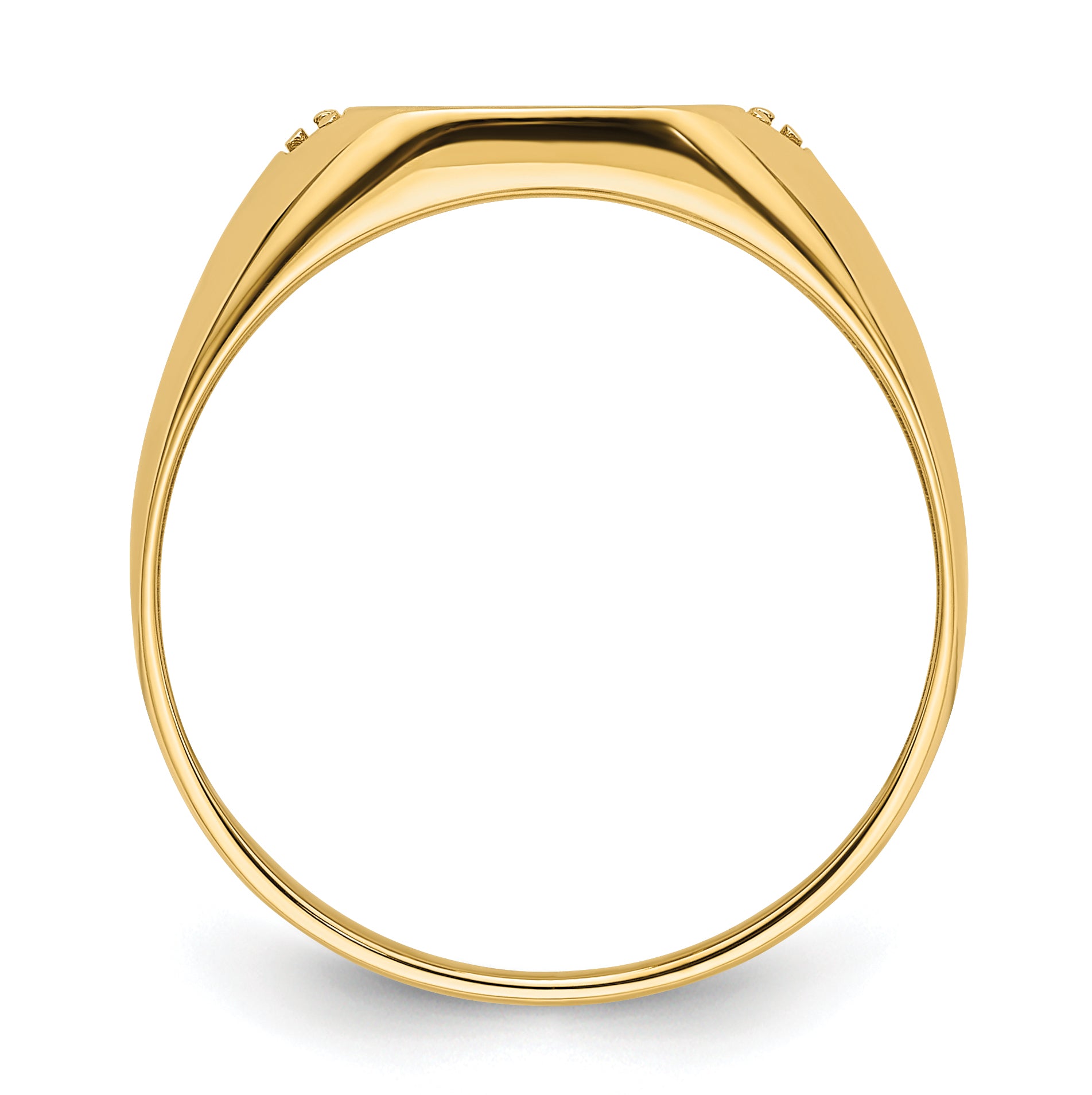 14k Men's Band Mounting (No Stone Included)