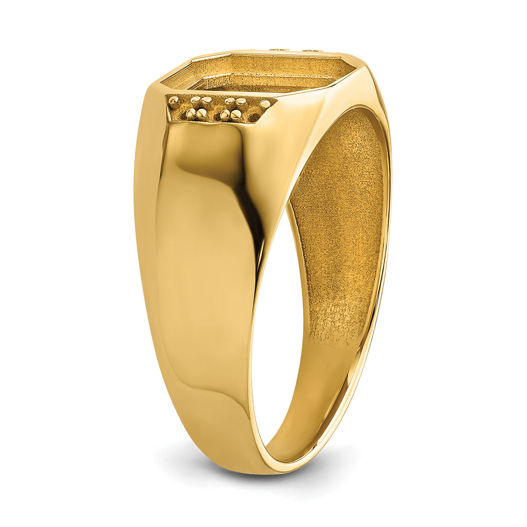 14k Men's Band Mounting (No Stone Included)