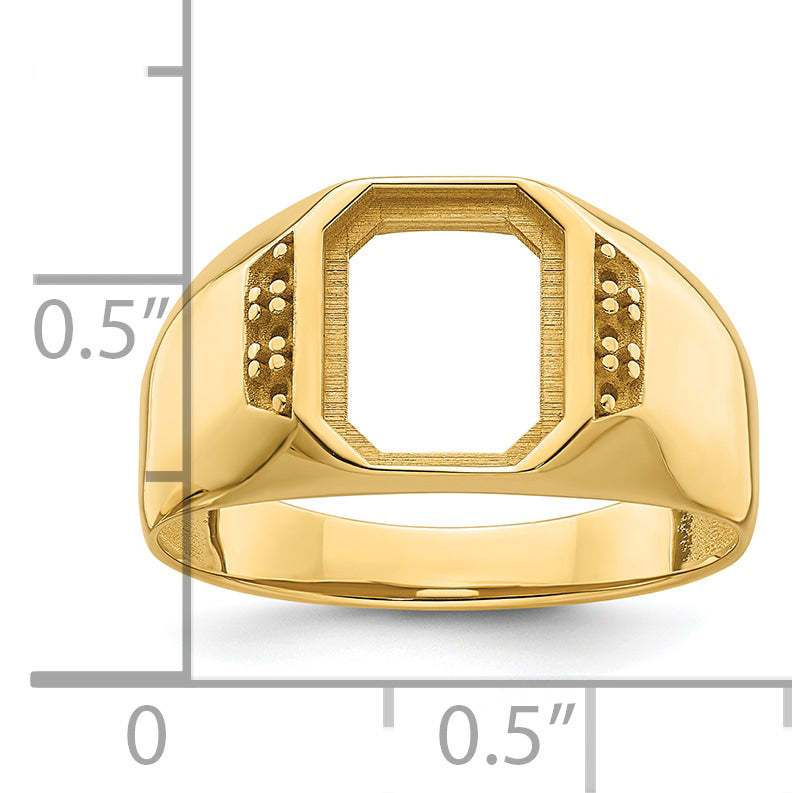 14k Men's Band Mounting (No Stone Included)