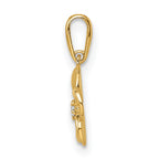 14k Flower Pendant