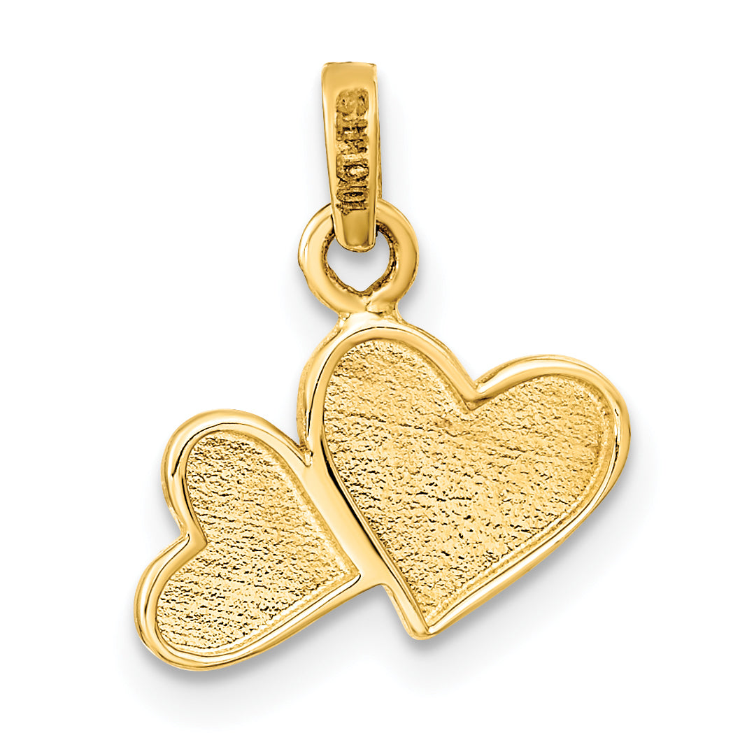 14K Polished Heart Pendant