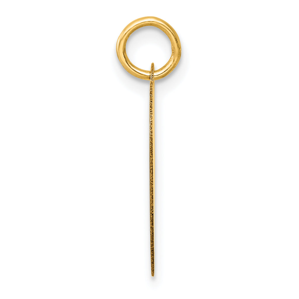14k Polished Class of 2026 Heart Charm