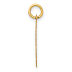14K Polished CLASS OF 2026  Cut Out Heart Charm