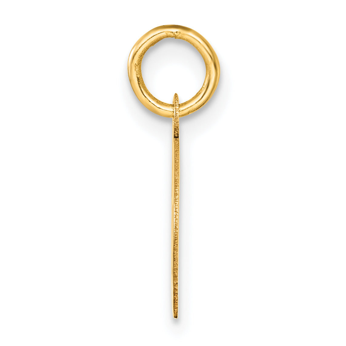 14k Polished Oval CLASS OF 2025 Charm Secondary image