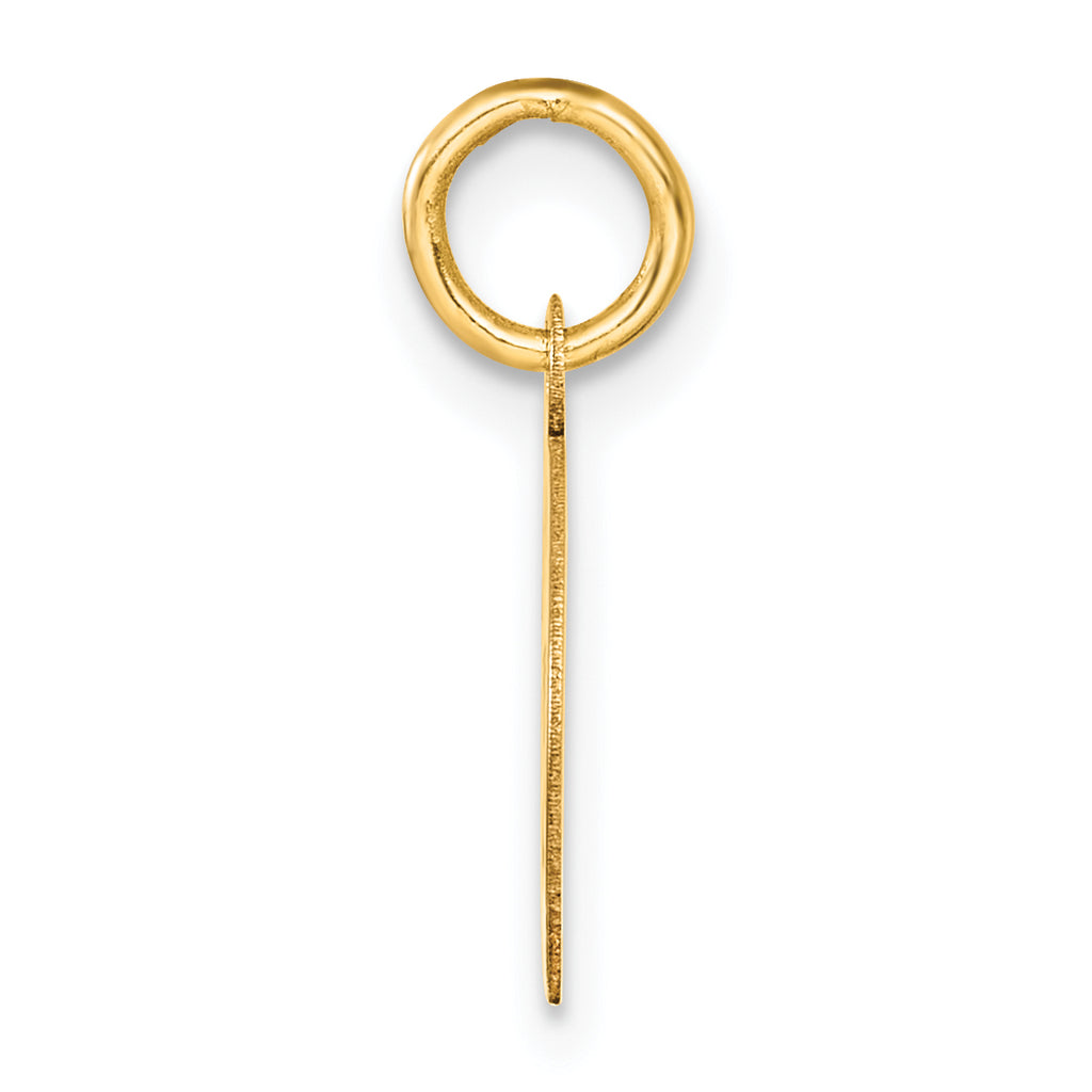 14k Polished Oval CLASS OF 2025 Charm