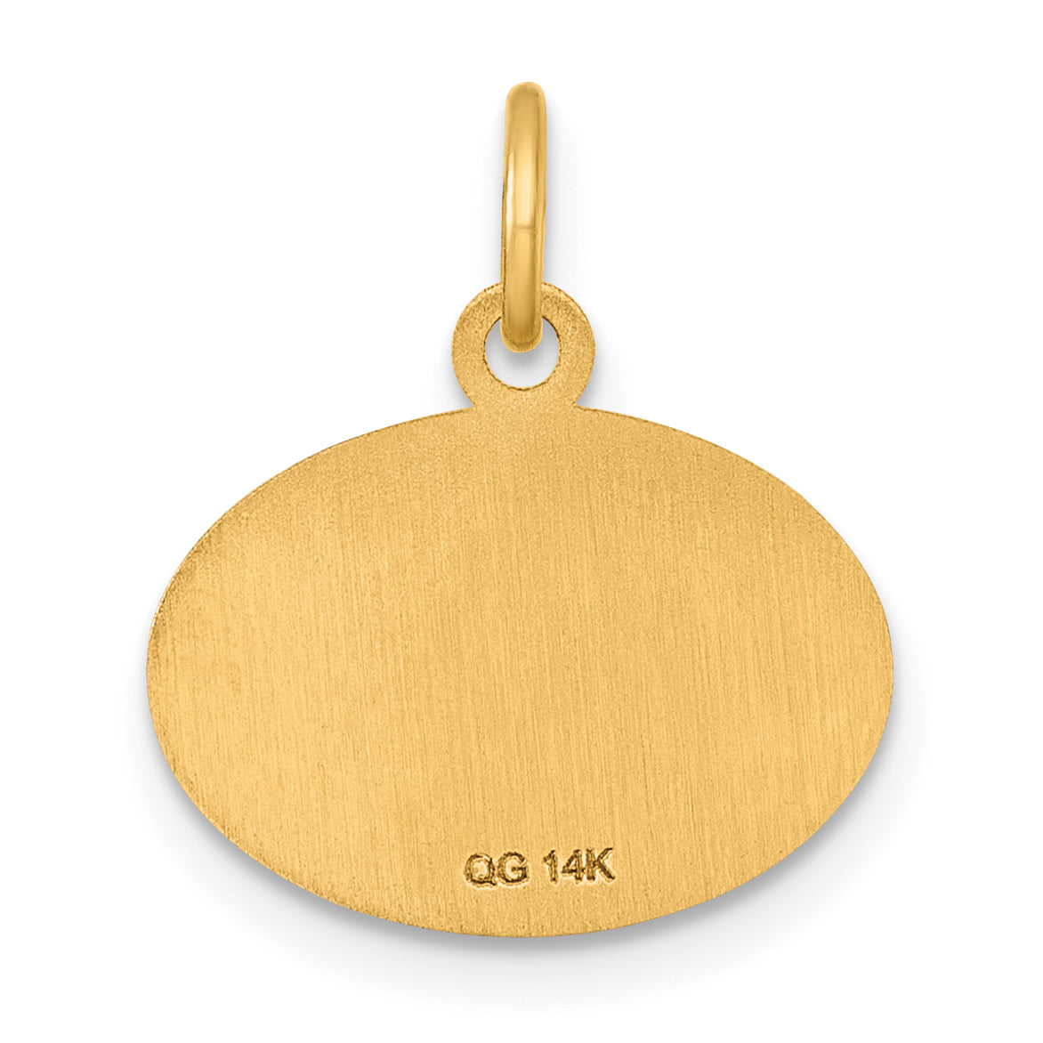 14k Polished Oval CLASS OF 2026 Charm