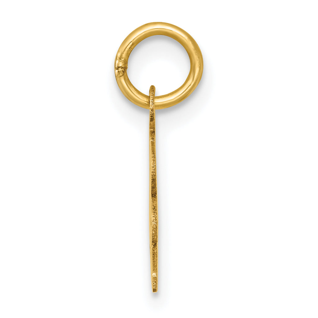 14k Polished CLASS OF 2025 Charm