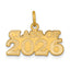 14k Polished CLASS OF 2026 Charm