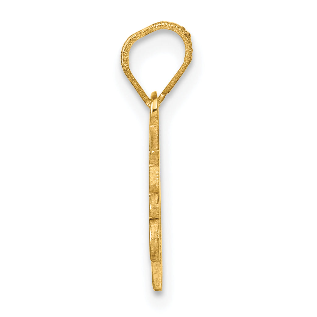 14K Graduation Cap 26 w/ Dangling Tassle Charm