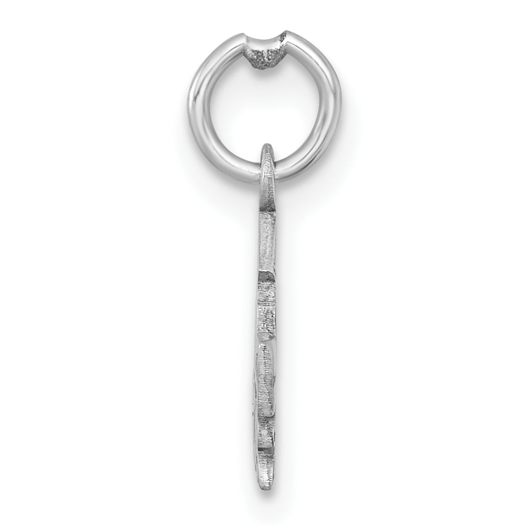 14K White Gold 2025 Graduation Cap and Diploma Charm Secondary image