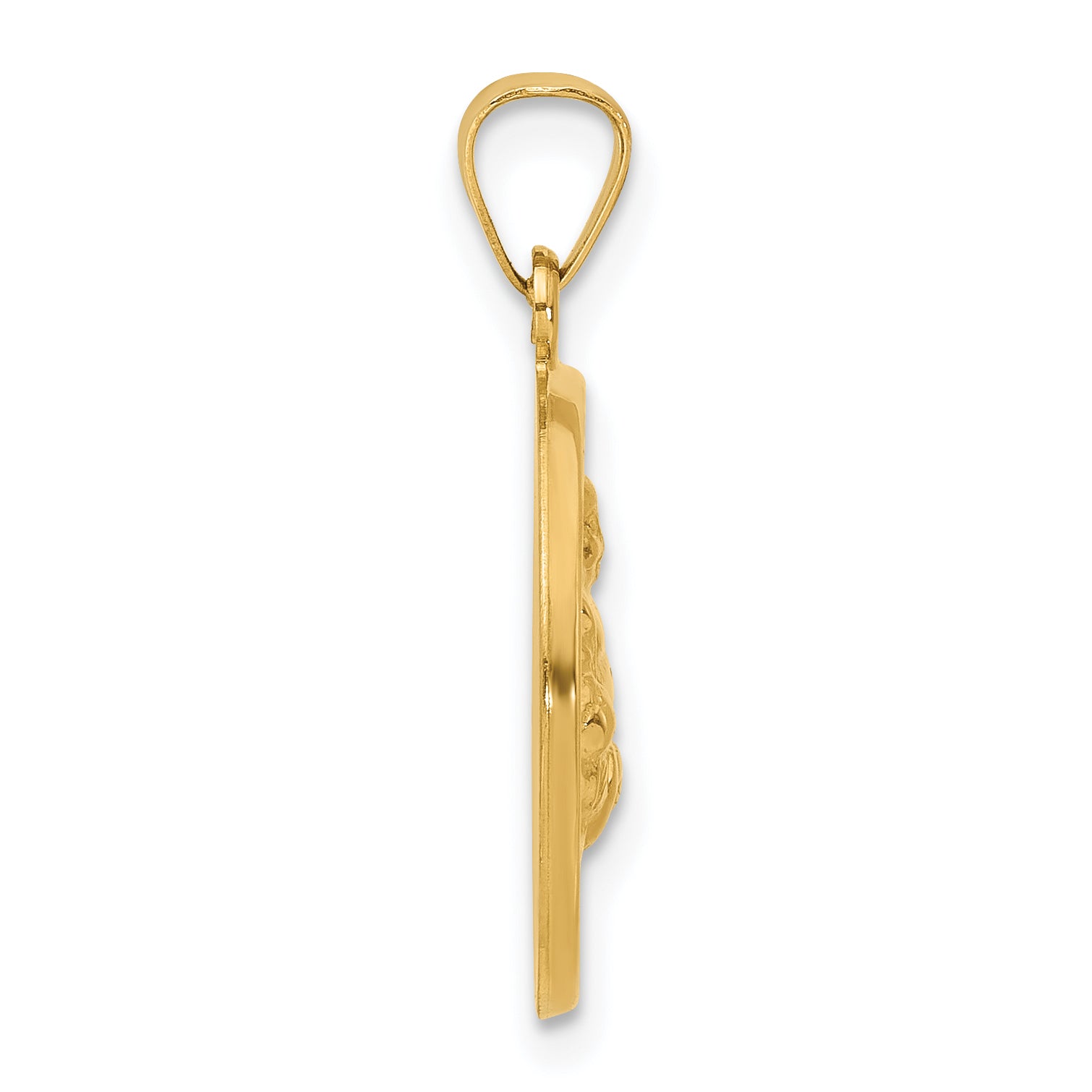 14K Hollow Buddha Charm Secondary image