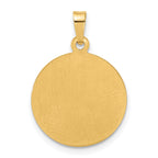 14K Hollow Buddha Charm