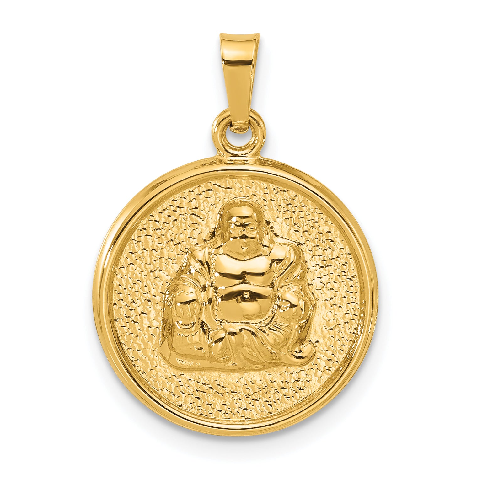 14K Hollow Buddha Charm Main image