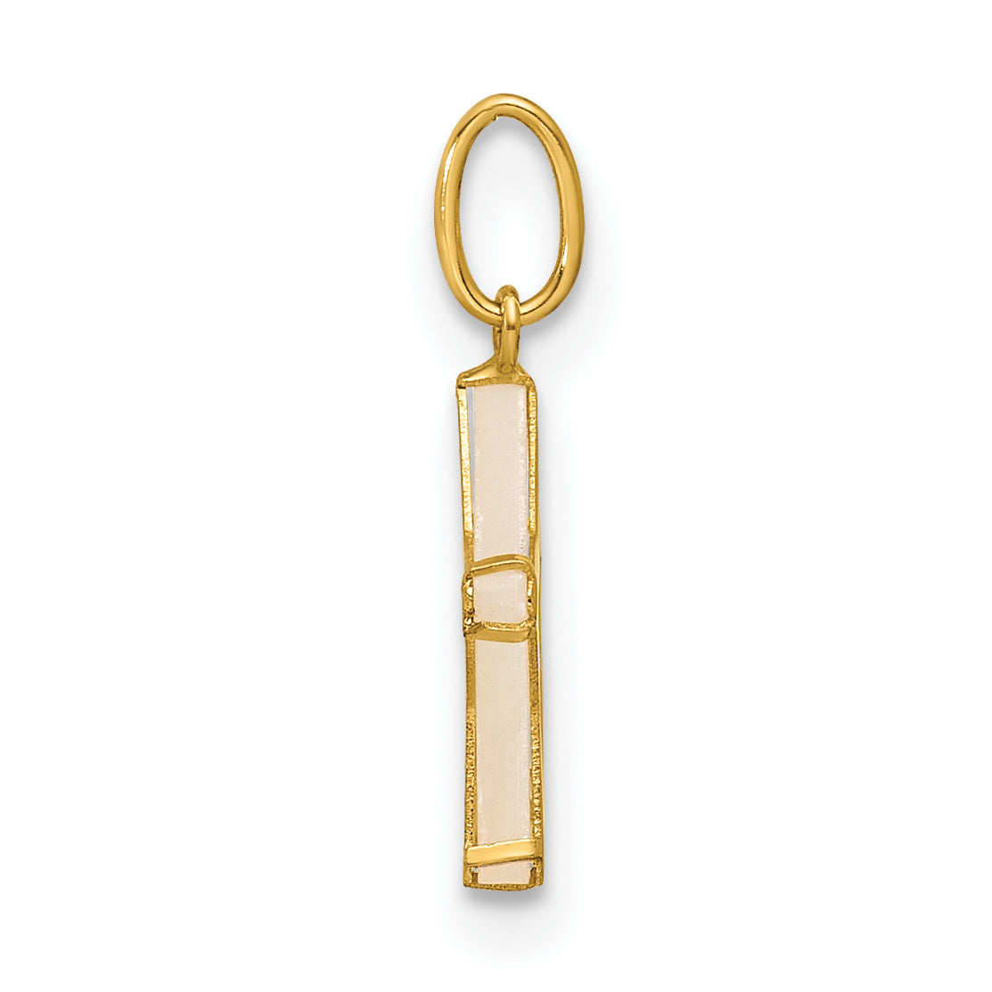 14K Polished Mother of Pearl Star Pendant Secondary image
