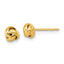 14K Polished Love Knot Post Earrings