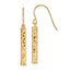 14k Polished Dangle Earrings
