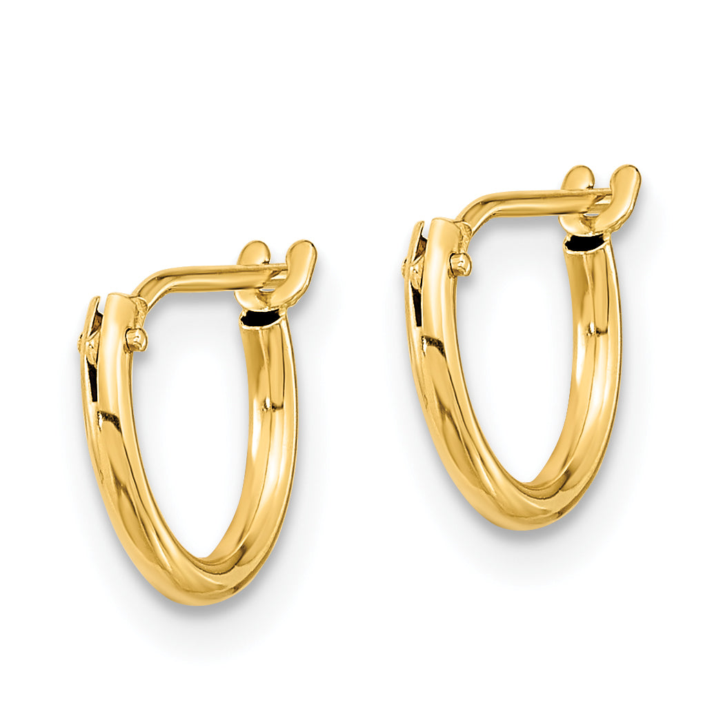14K Butterfly FW Cultured Pearl and Hoop 3 Pair Earrings Set Secondary image