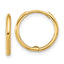 14k Polished 1.45x14mm Hinged Huggie Hoop Earrings