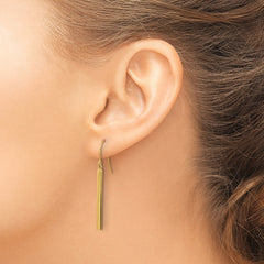 14K Bar Dangle Earrings