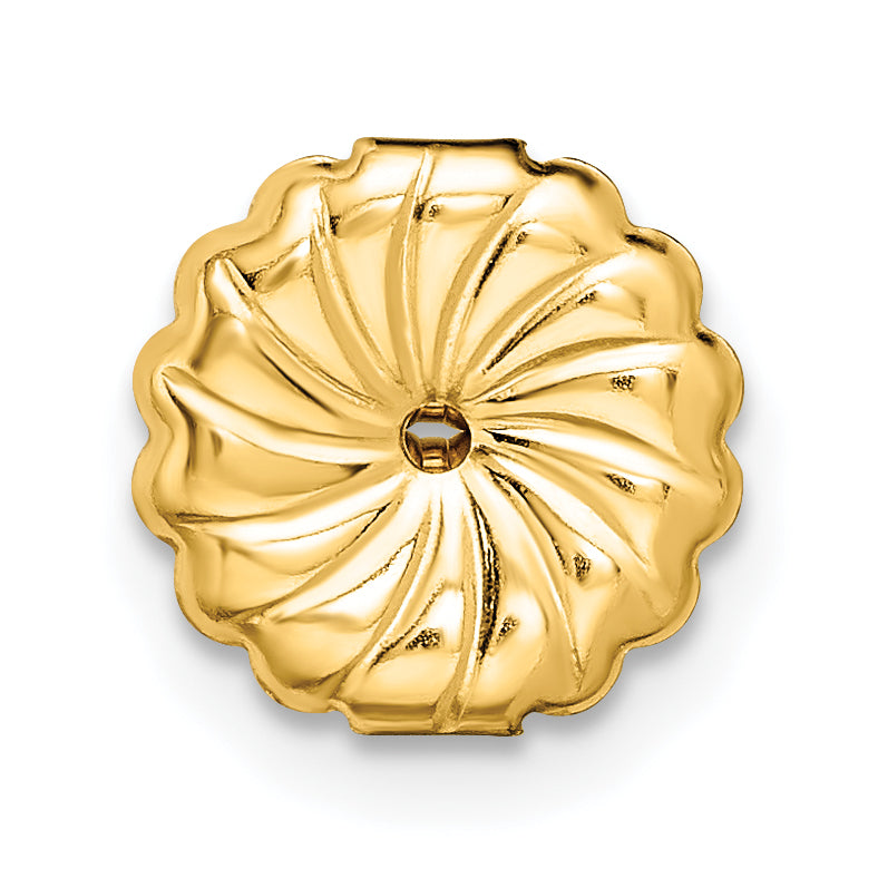 14K Yellow Gold 4 ct Lab-Created Diamond VS/SI+ G+, Oval-Cut 4-Prong Stud Earrings