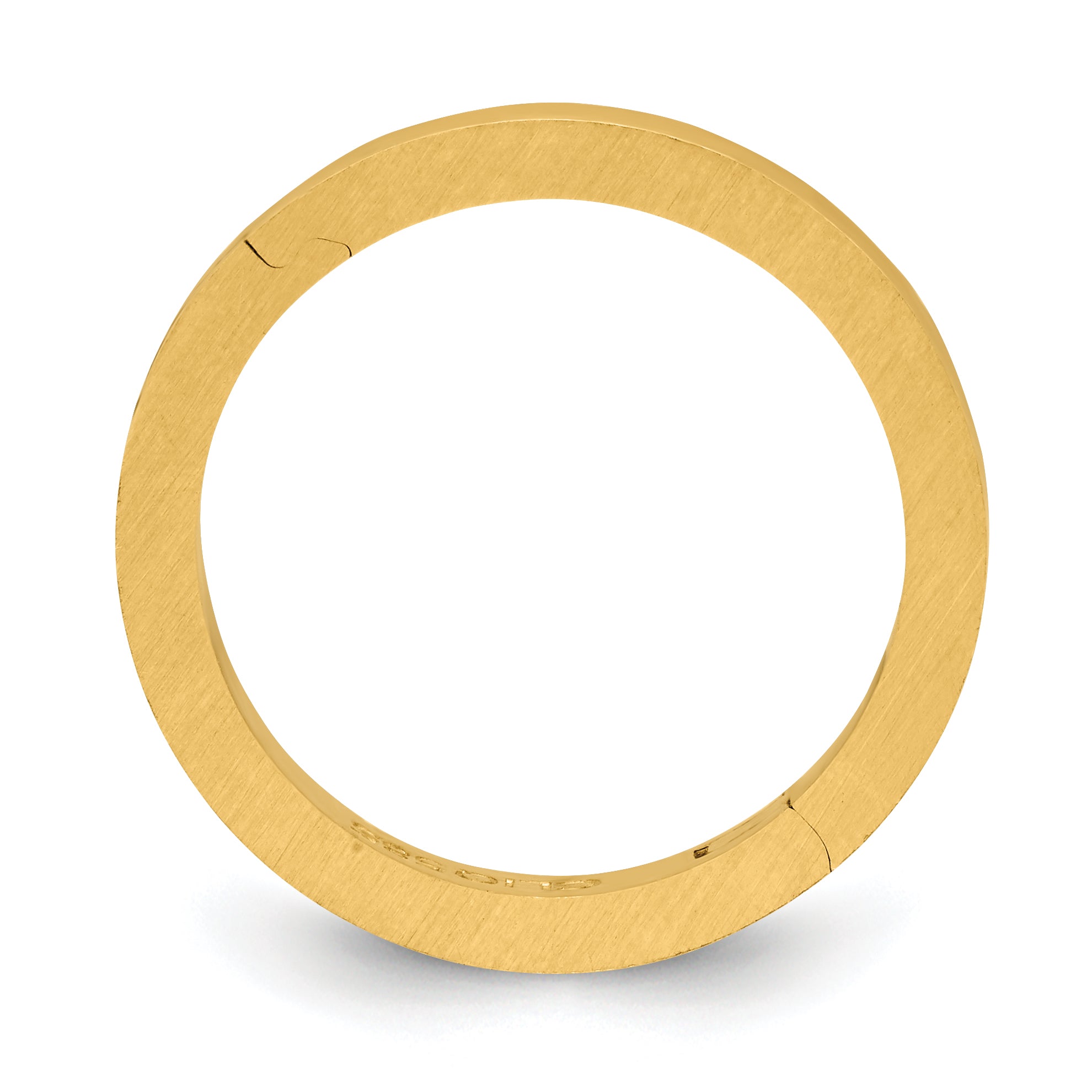 14k Yellow Gold 2.7mm CLIQ Hinged Shank Size 4 Secondary image