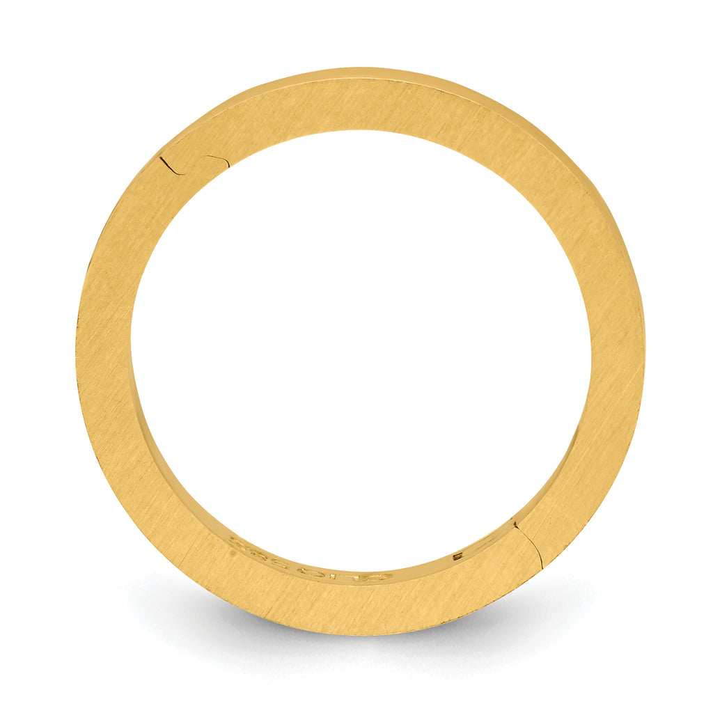 14k Yellow Gold 2.7mm CLIQ Hinged Shank Size 8