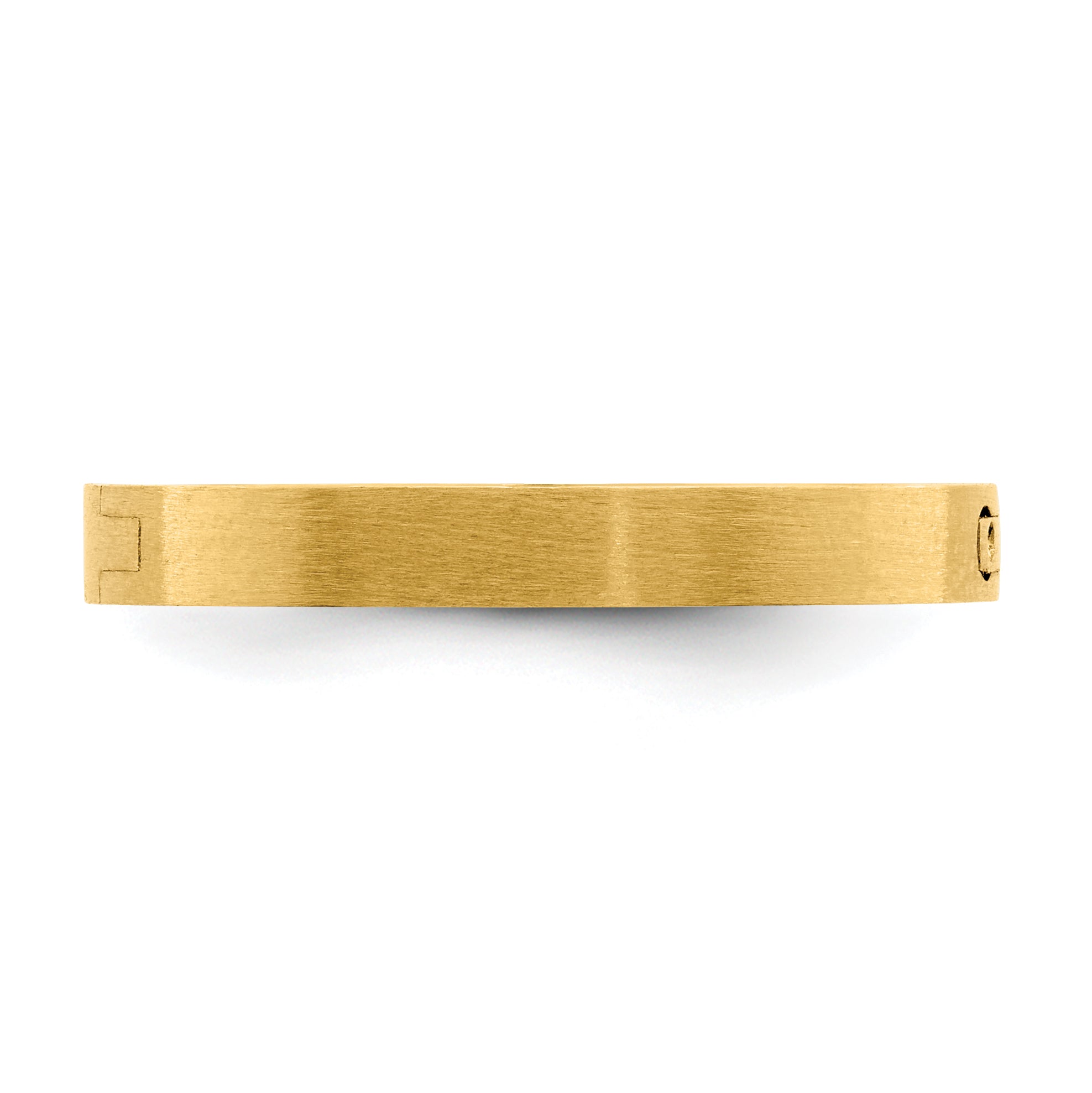14k Yellow Gold 2.7mm CLIQ Hinged Shank Size 8