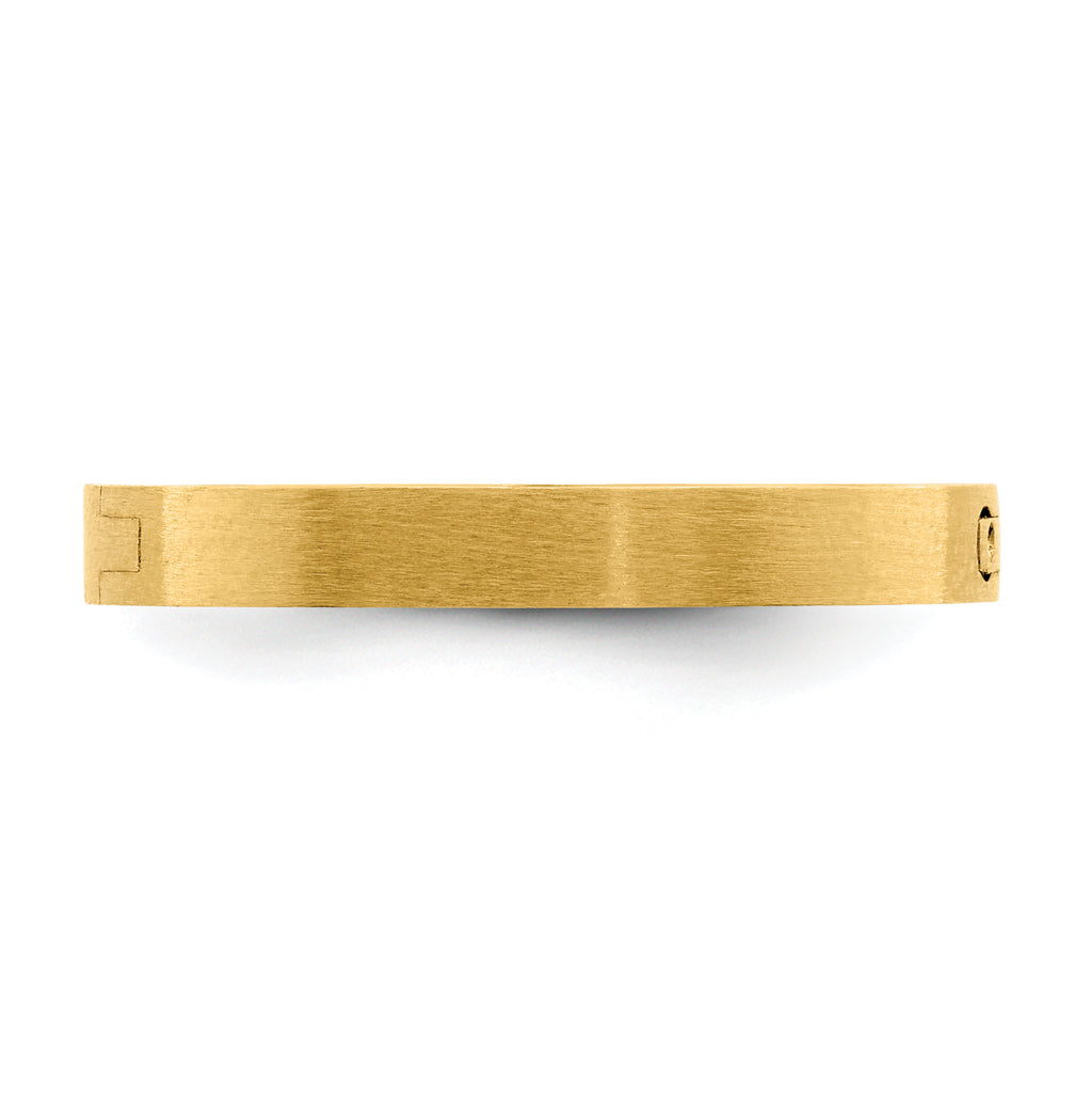 14k Yellow Gold 2.7mm CLIQ Hinged Shank Size 8