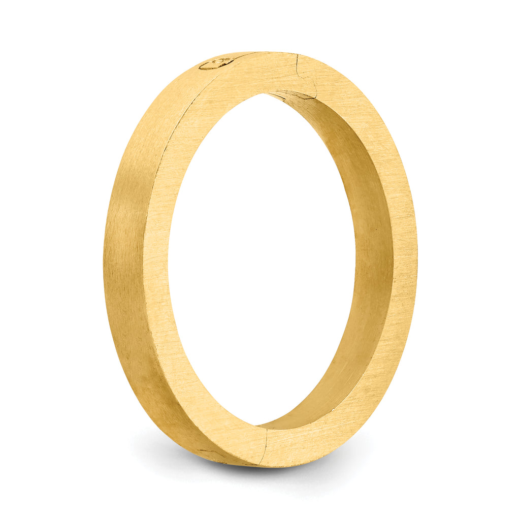 14k Yellow Gold 2.7mm CLIQ Hinged Shank Size 8