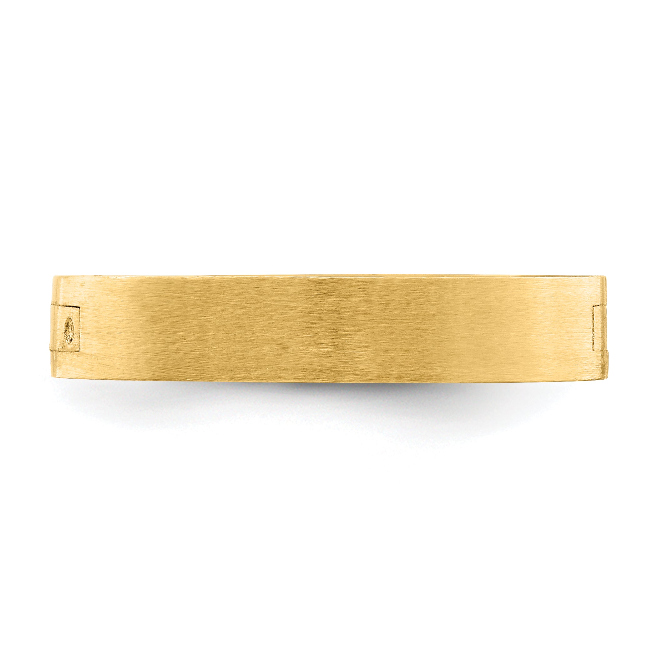 14k Yellow Gold 4mm CLIQ Hinged Shank Size 9