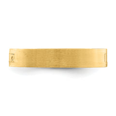 14k Yellow Gold 4mm CLIQ Hinged Shank Size 9
