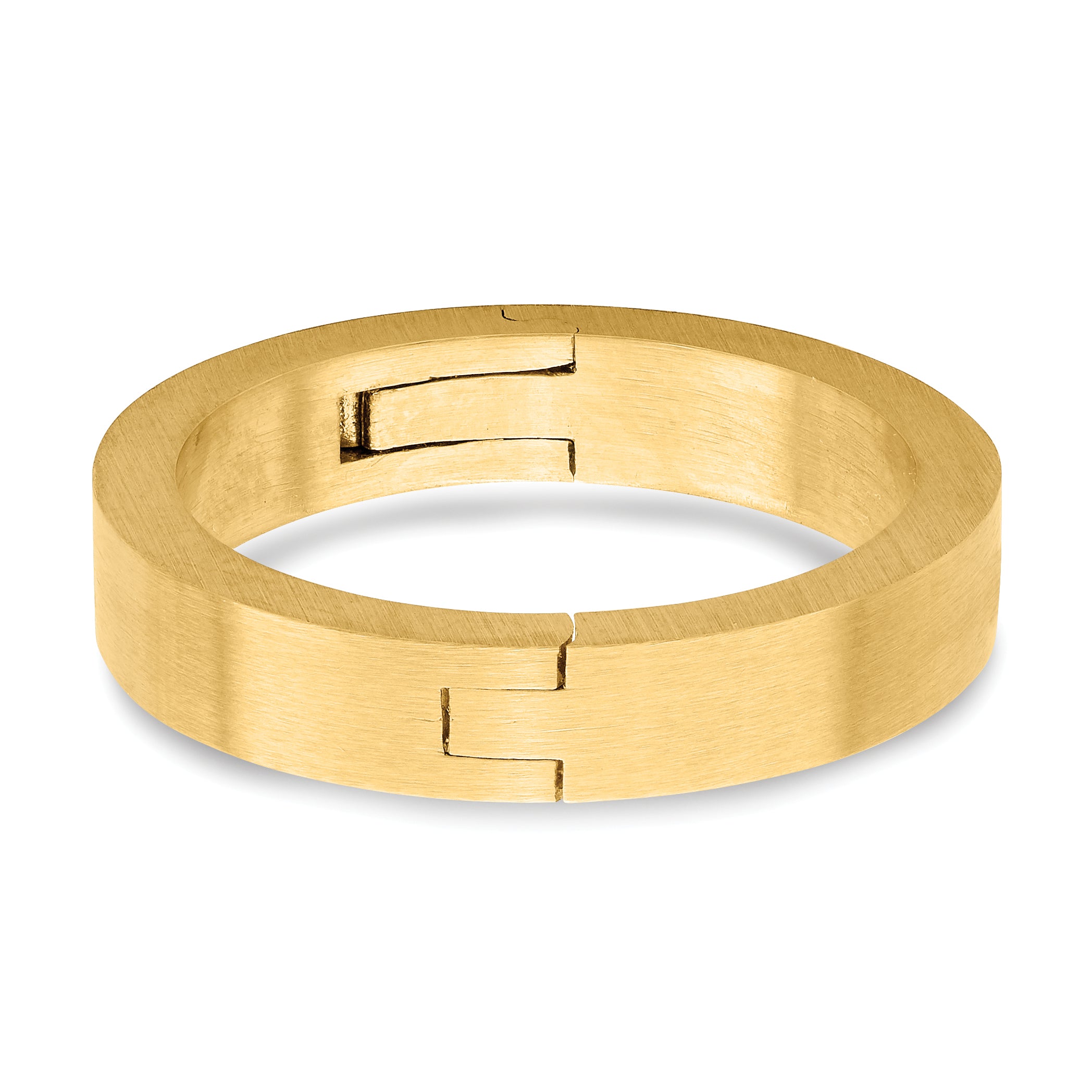 14k Yellow Gold 4mm CLIQ Hinged Shank Size 9