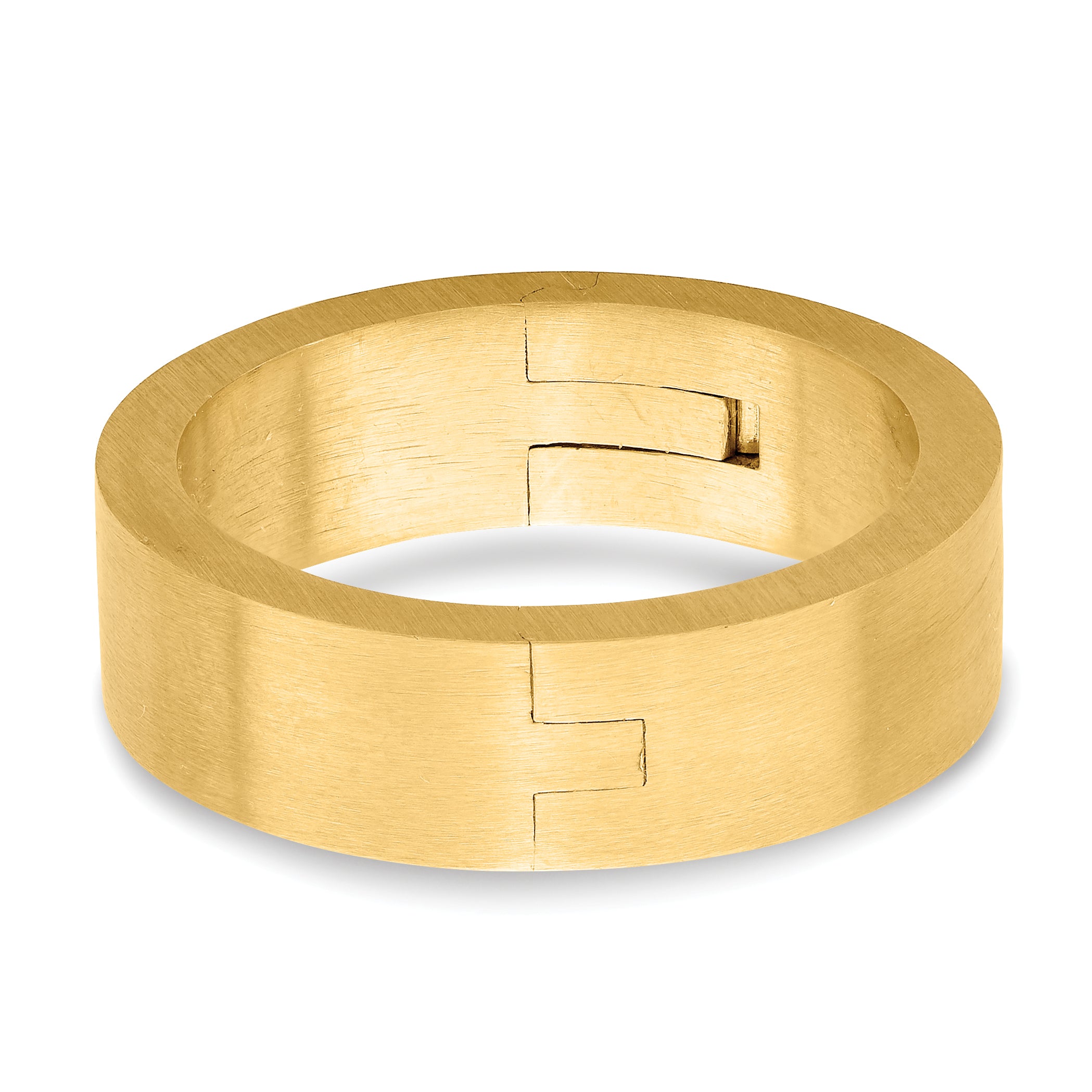 14k Yellow Gold 6mm CLIQ Hinged Shank Size 10