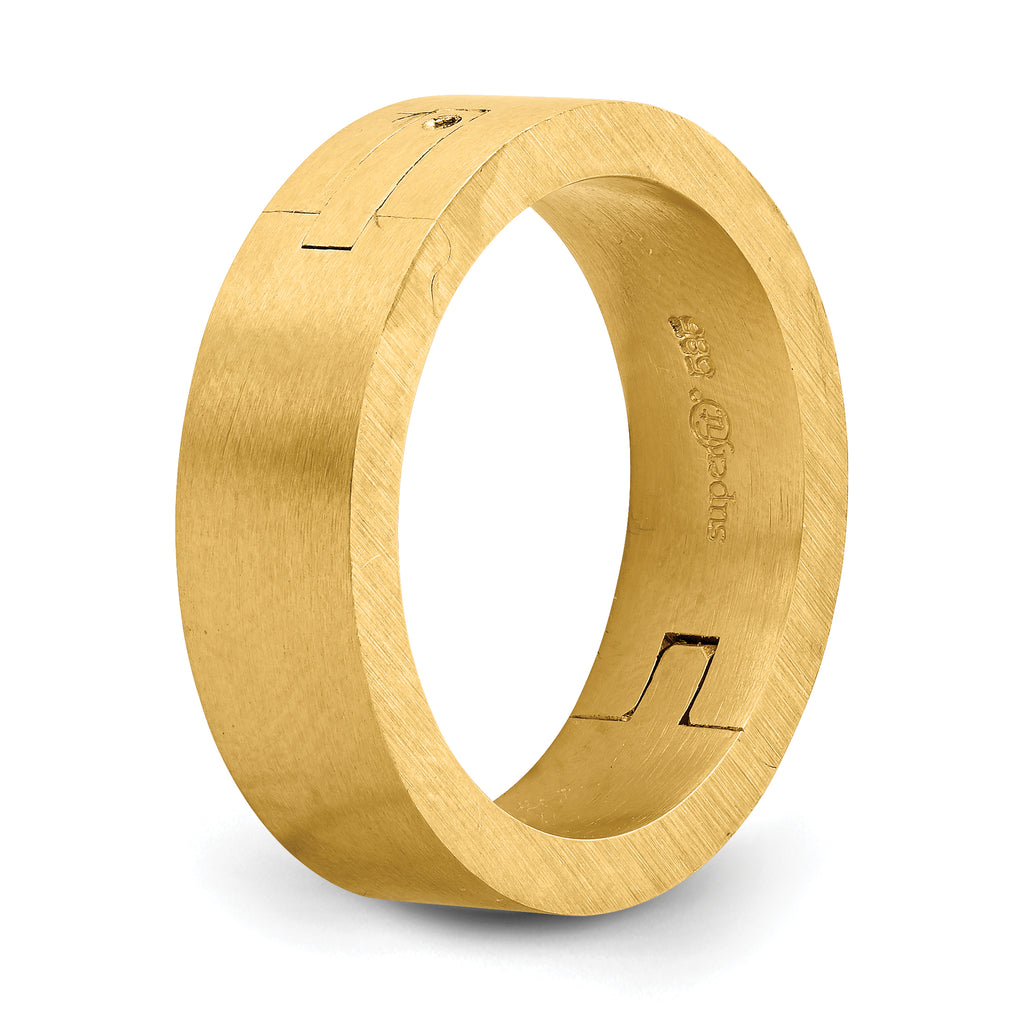 14k Yellow Gold 6mm CLIQ Hinged Shank