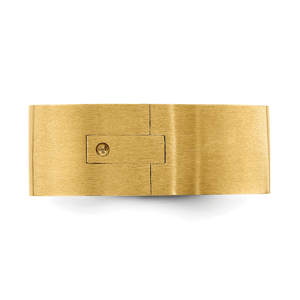 14k Yellow Gold 8mm CLIQ Hinged Shank Size 9.5